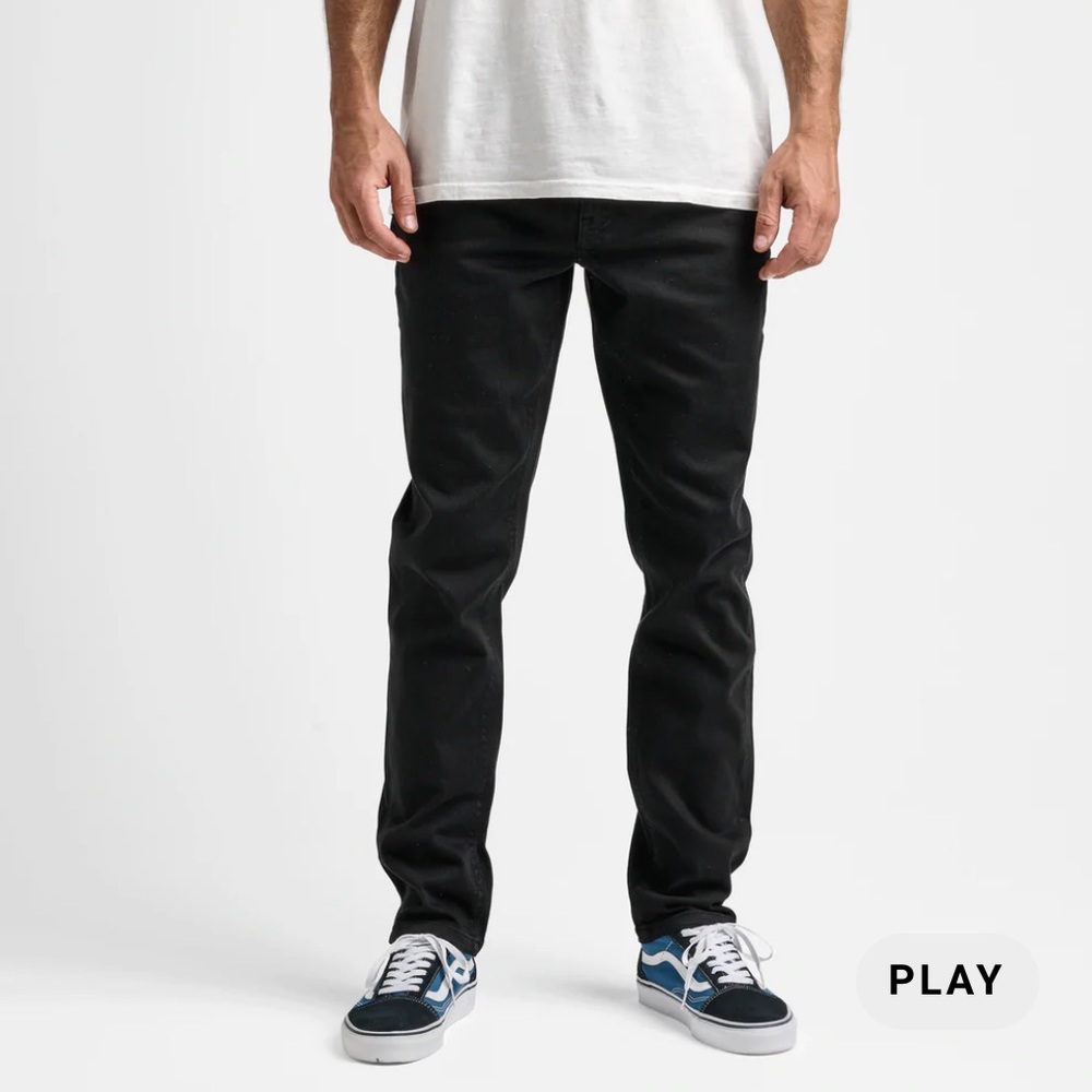 Roark Standard Slim Fit HWY 133 Denim Jeans Black 34